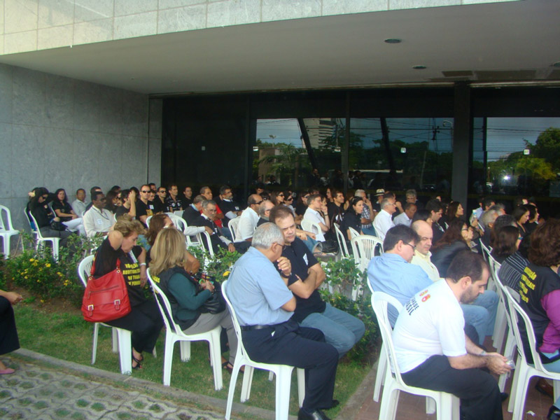 PFNs de Recife engajados na mobilização de advertência