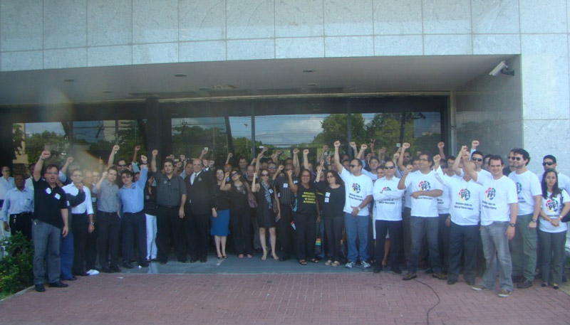 PFNs de Recife engajados na mobilização de advertência