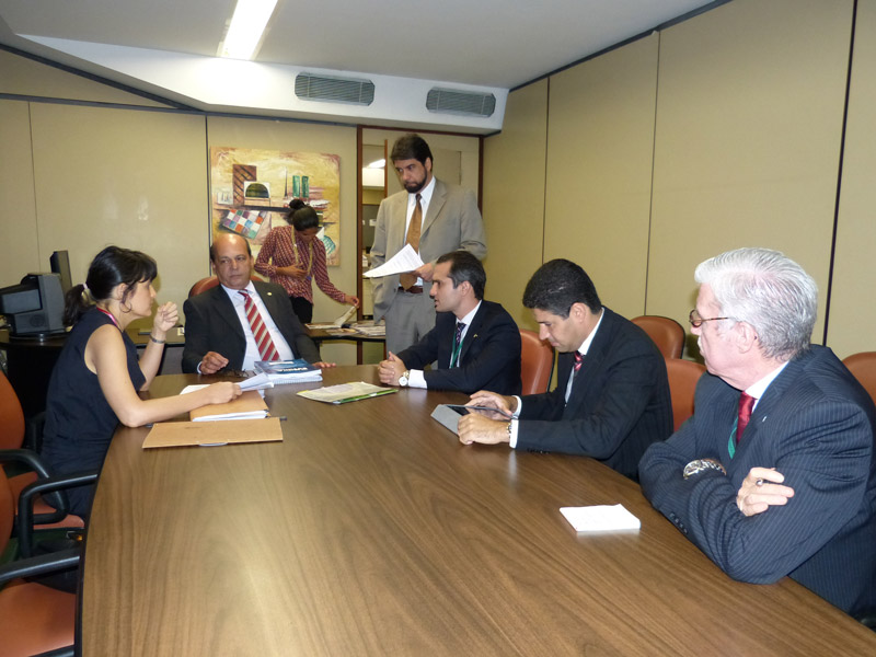 Presidente da CTASP recebe SINPROFAZ