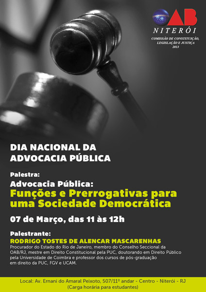 Dia Nacional da Advocacia Pública